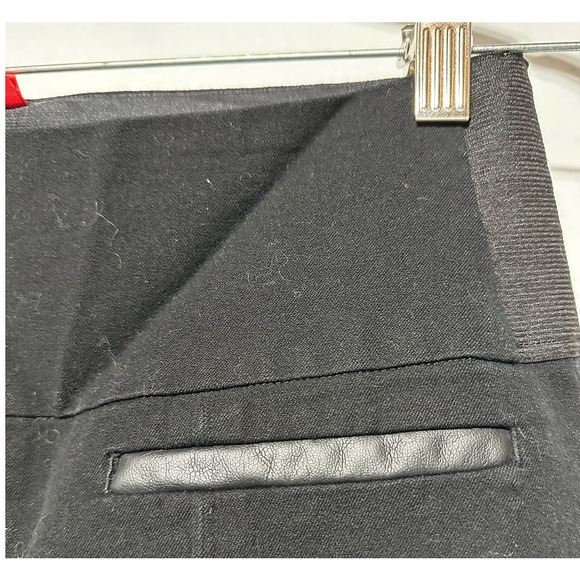 SPANX Black pant leggings with Faux Leather Faux Front Pockets Size L‎ - Picture 2 of 5